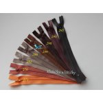 Zip spirálový3 mm - nedělitelný 18 cm II Barva: 276-Terakota – Zboží Dáma