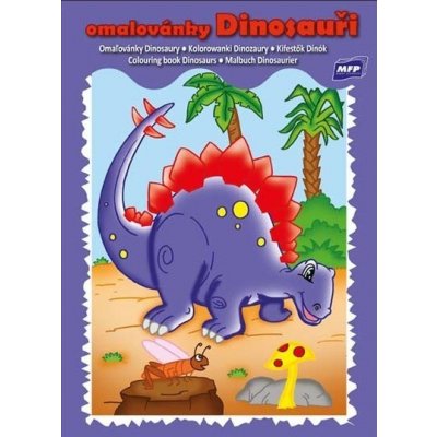 Omalovánky A4 Dinosauři – – Zboží Mobilmania