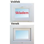 Soft plastové okno 50x40 cm bílé sklopné – Zbozi.Blesk.cz