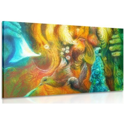 Obraz Poseidón pod hladinou moře - 120x80 cm – Zboží Mobilmania