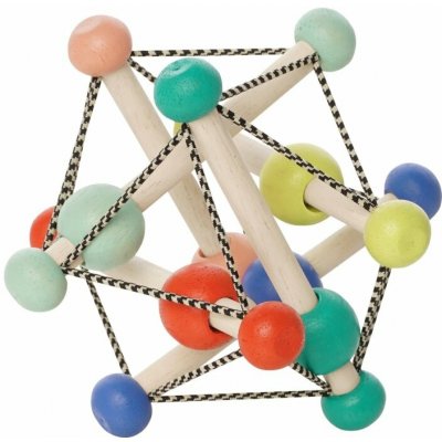 Manhattan Toy dřevěné chrastítko Skwish Colorpop – Hledejceny.cz