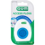 GUM ACCES FLOSS Zubní nit pro můstky a implantáty předstřižených kusů 50 ks – Hledejceny.cz