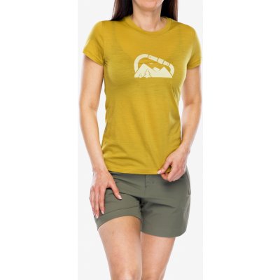 Sensor MERINO AIR SUMMIT dámské triko kr.rukáv mustard – Zboží Dáma