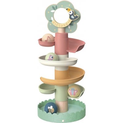 Tooky Toy Kuličková dráha pro nejmenší Strom Pastel – Zboží Dáma