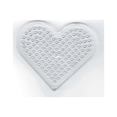 PLAYBOX Podložka pro zažehlovací korálky 1 ks - Srdce – Zboží Mobilmania