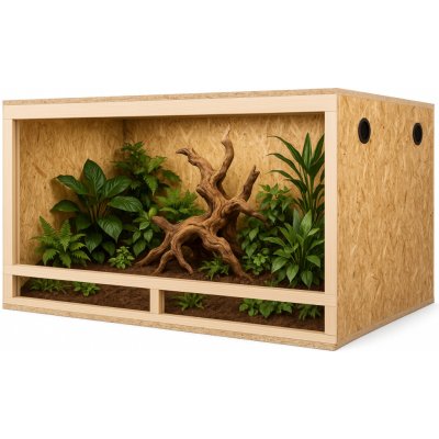 Invital OSB dřevěné terárium 120x60x60 cm – HobbyKompas.cz