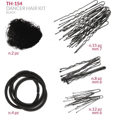 TECH DANCE HAIR KIT BLACK TH154