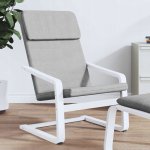 vidaXL 327941 relaxační světle šedá textil – Hledejceny.cz