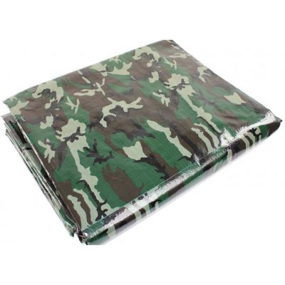 Mil-Tec ABDECK z folie PE 500 x 600 cm Woodland – Zboží Dáma