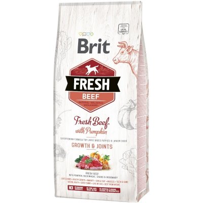 Brit Fresh Beef with Pumpkin Puppy Large Bones & Joints 12 kg