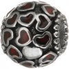 Přívěsky Šperky4U ocelový přívěšek korálek se srdíčky K0102
