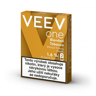 VEEV One Náplně Blended Tobacco krabička – Zboží Dáma