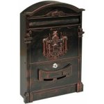pošt.schránka BK301 černo-červ252x410x80 – Hledejceny.cz