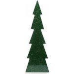DRAGIMEX Vánoční dekorace stromeček tm. zelený 29,5 x 2,5 x 10 cm – Hledejceny.cz