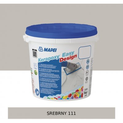 Mapei Kerapoxy Easy Design 3 kg stříbrná – Sleviste.cz
