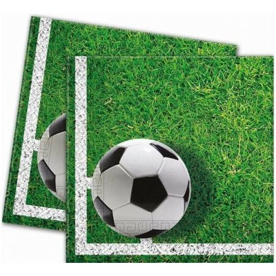 Papírové ubrousky fotbal 33x33 cm, 20 ks – Sleviste.cz
