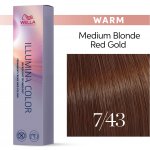 Wella Illumina Color barva na vlasy 7/43 60 ml – Zboží Dáma