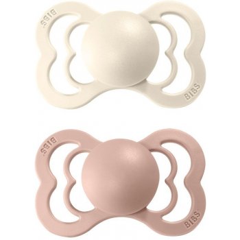 Bibs Supreme Ivory Blush krémová ruměncová 2 ks