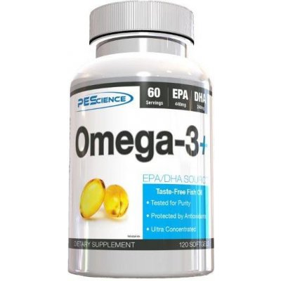 PEScience Omega 3+ 120 kapslí