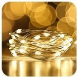 DENR Vnitřní vánoční mikro řetěz 100LED tmavý řetěz na baterie různé barvy TM-100 Barva: Studená bílá – Hledejceny.cz