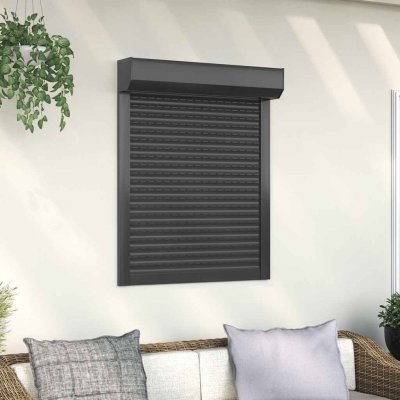 zahrada-XL Předokenní roleta hliníková 80 x 100 cm antracitová – HobbyKompas.cz