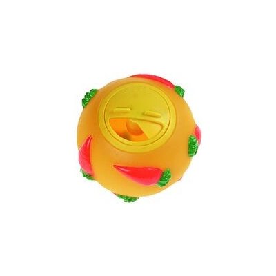 Flamingo míček na pamlsky uzavíratelný žlutý 7 cm – Hledejceny.cz