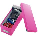 Leitz Krabice Click & Store na CD růžová 398150 – Zboží Mobilmania