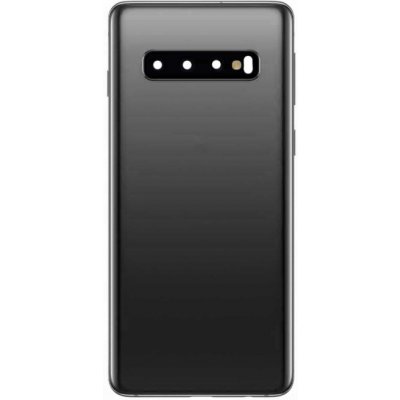 Zadní kryt + čočky + rámeček pro Samsung Galaxy S10+ G975 černá (OEM) – Zboží Mobilmania