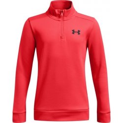 Under UA Armour Fleece 1/4 Zip 1373559-713 red