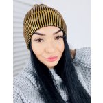 Dámská čepice zlatá – Zboží Mobilmania