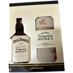 Jack Daniel's Honey 35% 0,7 l (dárkové balení ručník) – Zboží Dáma