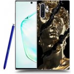 Pouzdro Picasee silikonové Samsung Galaxy Note 10+ N975F - Golder černé – Sleviste.cz