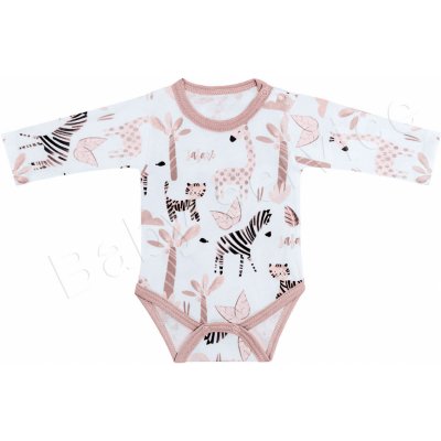 Baby Service Rostoucí body Safari růžová – Zboží Dáma
