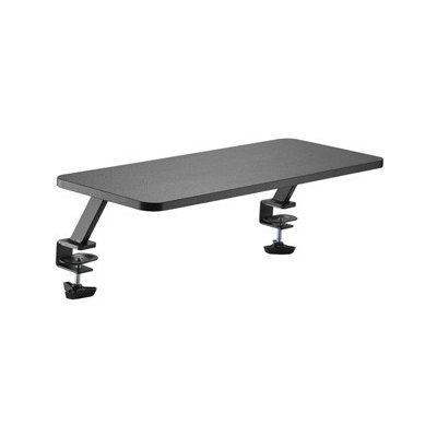 Powerton Podstavec pod monitor připevnitelný ke stolu černý ocel, dřevotříska 20 kg nosnost er – Zboží Živě