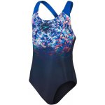 Speedo Digital Placement Splashback Girl Navy/Cobalt – Zboží Mobilmania