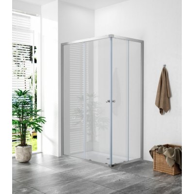 WellMall POINT 100x70 Clear Obdélníková sprchová zástěna 8595703840906 – Zboží Dáma