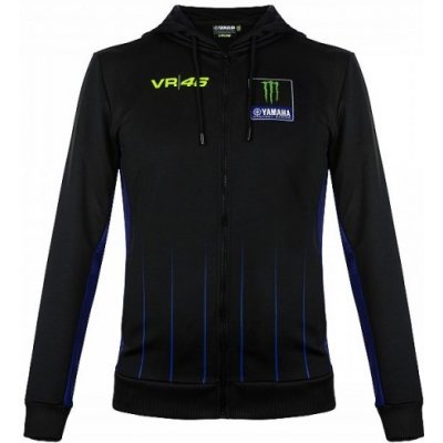 VALENTINO ROSSI VR46 Valentino Rossi fleece Yamaha černá 364104 – Zboží Mobilmania