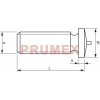 Šrouby přivařovací Navařovací svorník DIN 32501 PK-B M10x30 nerezová ocel A2 - 1.4302