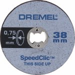 Dremel S409JB řezný kotouč tenký 38/0,6mm 5ks Speed Clic – Hledejceny.cz