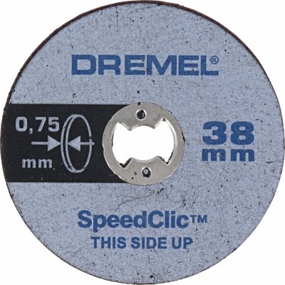 Dremel S409JB řezný kotouč tenký 38/0,6mm 5ks Speed Clic – Hledejceny.cz