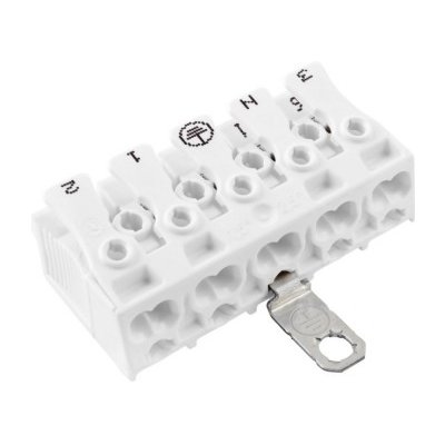 ELECTRO-TERMINAL Svorkovnice SLK 3/5 E-SCHR (3-N-E-1-2) pro svítidla, bezšroubová 1000147 – Zboží Mobilmania