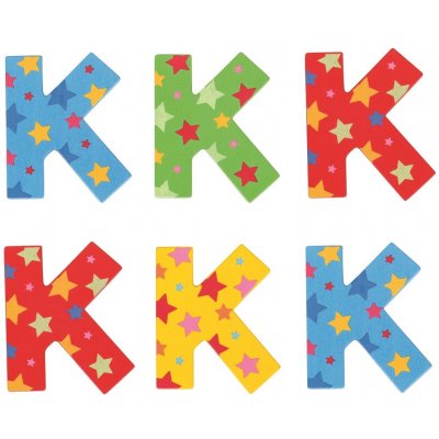 Bigjigs Toys hvězdičkové písmenko K – Zboží Dáma