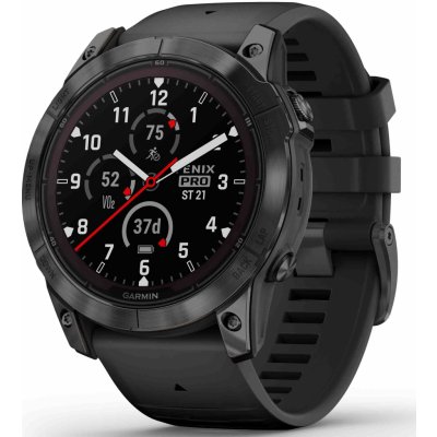 Garmin Fenix 7X PRO 51 mm Sapphire, Solar, Carbon Gray DLC Titanium / Black 010-02778-11 – Zboží Živě