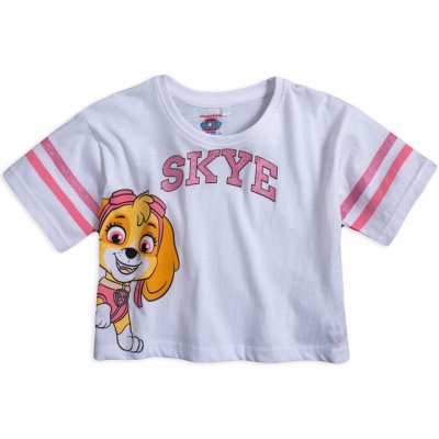 Dívčí crop top PAW PATROL SKYE růžový potisk – Zboží Dáma
