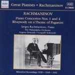 Rachmaninov - Piano Concertos Nos. 1 and 4 - Sergey Rachmaninov CD – Hledejceny.cz