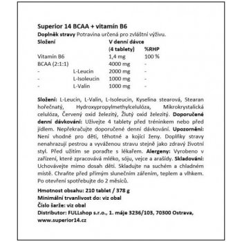 Superior 14 BCAA + B6 400 tablet