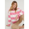 Dámský svetr a pulovr United Colors of Benetton Bavlněný svetr 1494E105J růžová