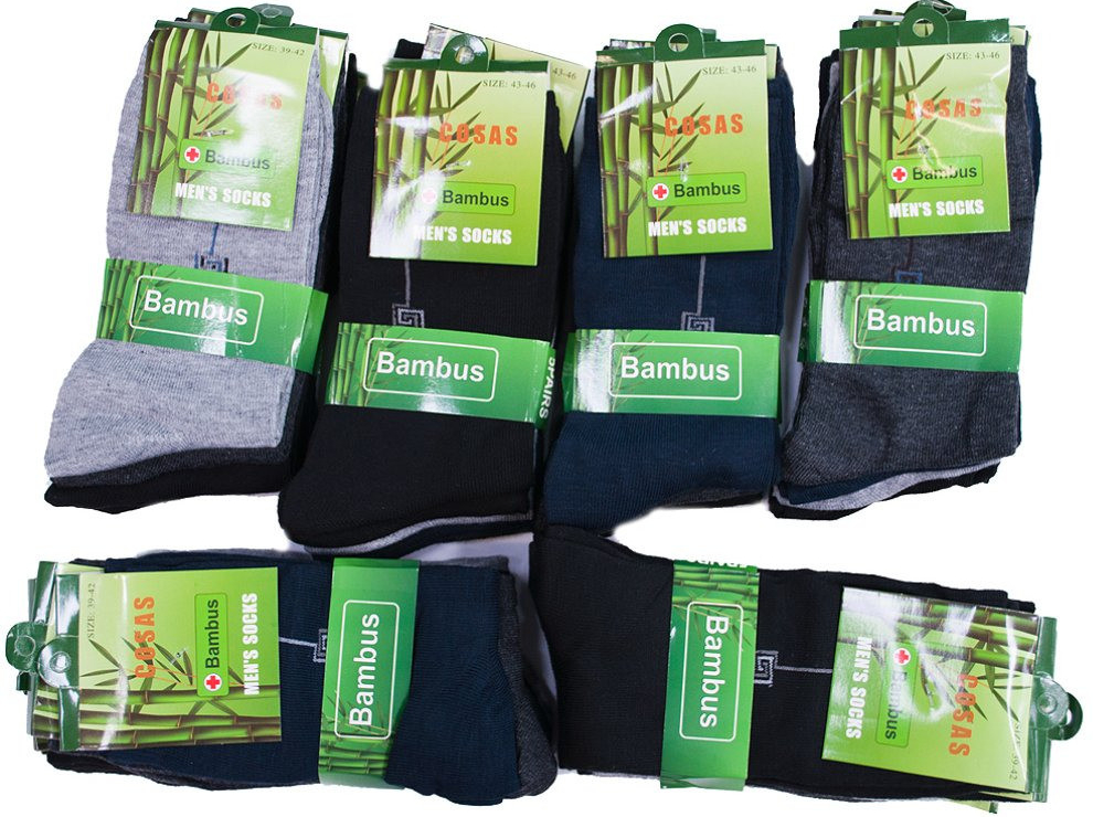 Cosas pánské bambusové ponožky se vzorem 5 párů