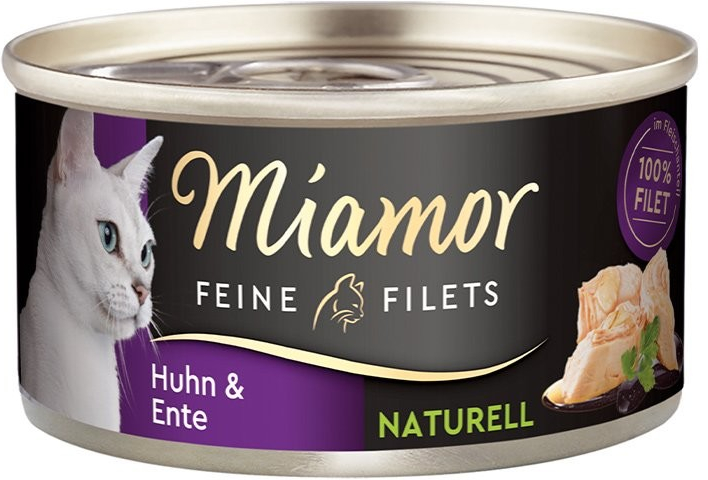 Miamor Feine Filets Naturell kuřecí a kachní maso 48 x 80 g