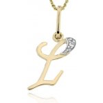 Zlatnictví U Kostela Zlaté přívěsky písmenka abecedy 087ž 714077379 – Hledejceny.cz